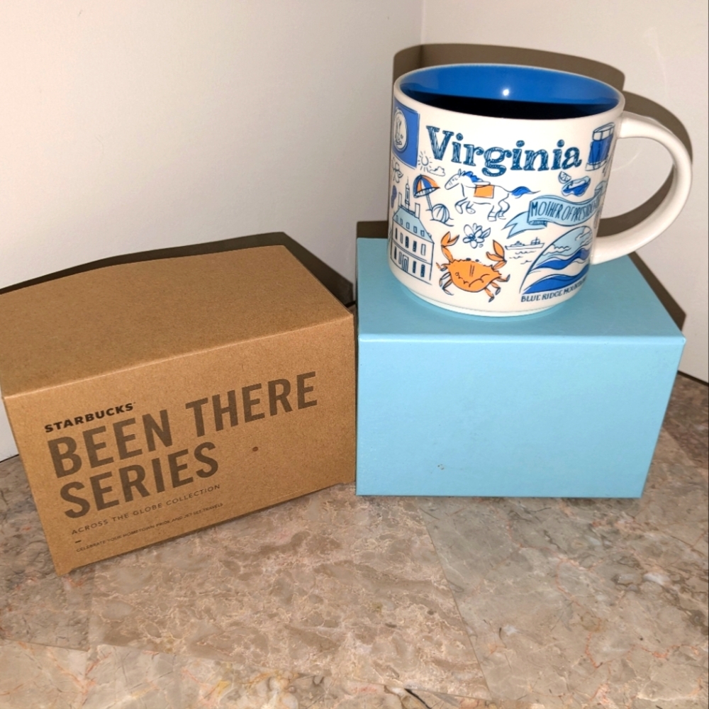 Authentic Starbucks Virginia Ceramic Mug Coffee Cup New in box